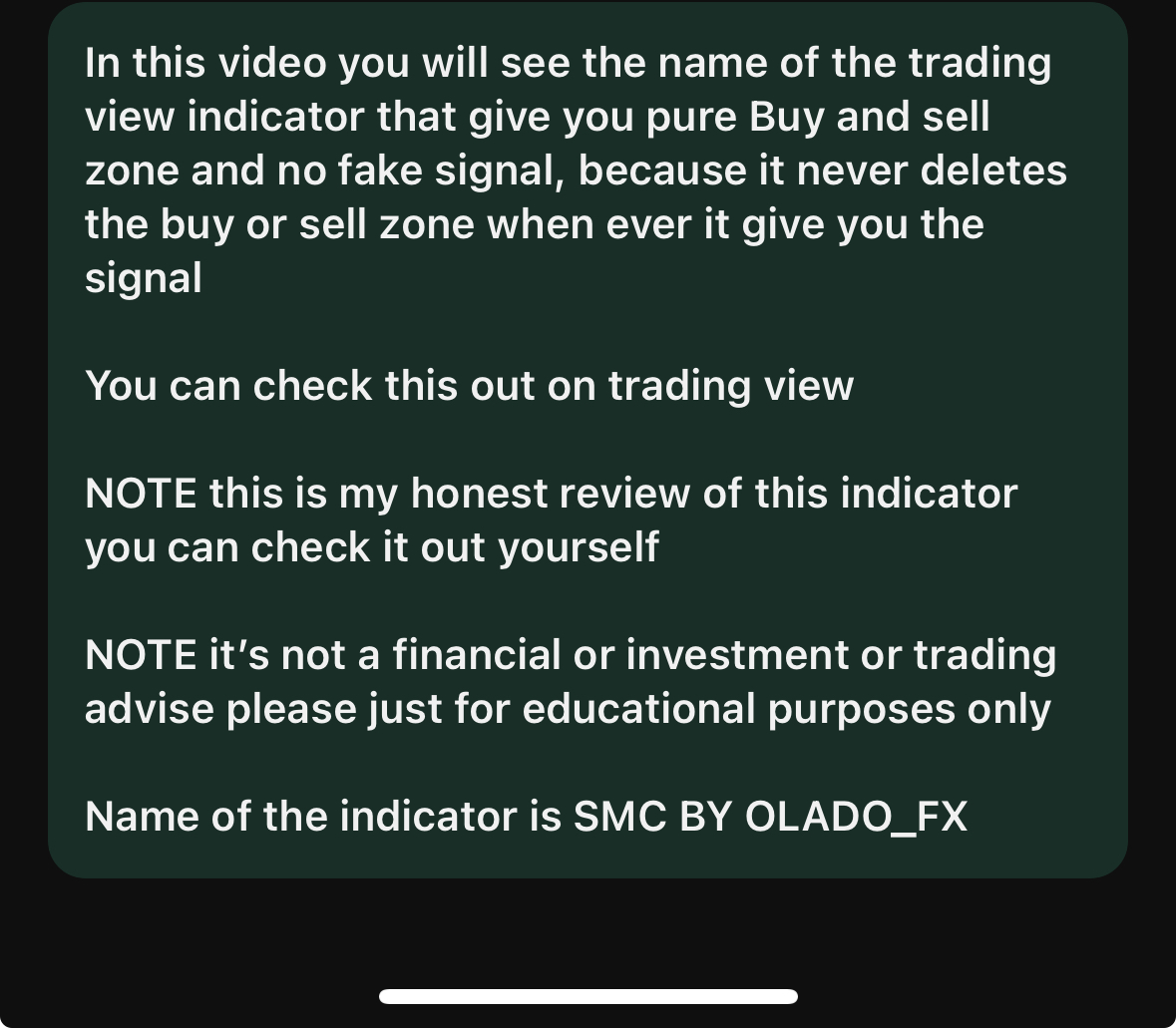 OLADO FX 15M analysis