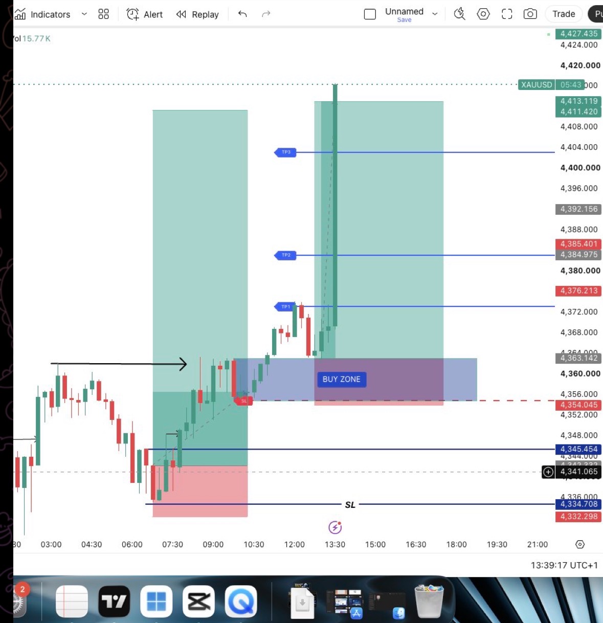 XAUUSD buy zone setup Aug 19