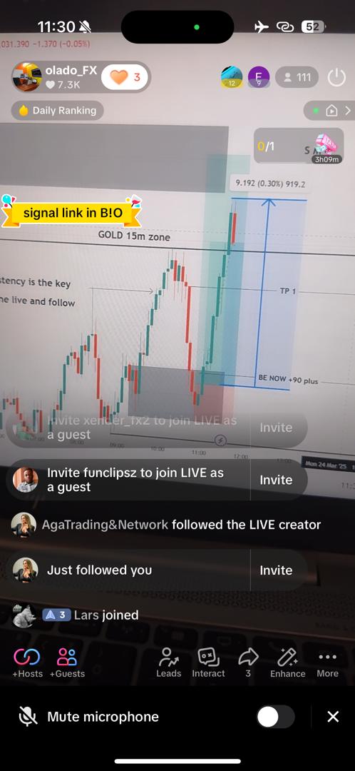 TikTok Live Gold 15m