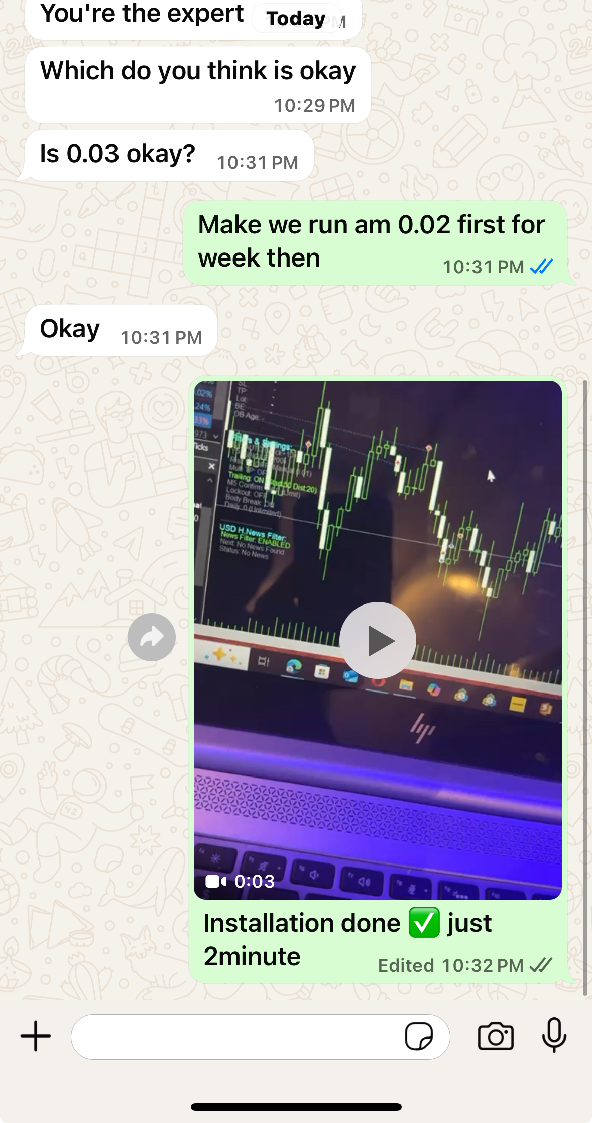 Smart Gold AI running with news filter