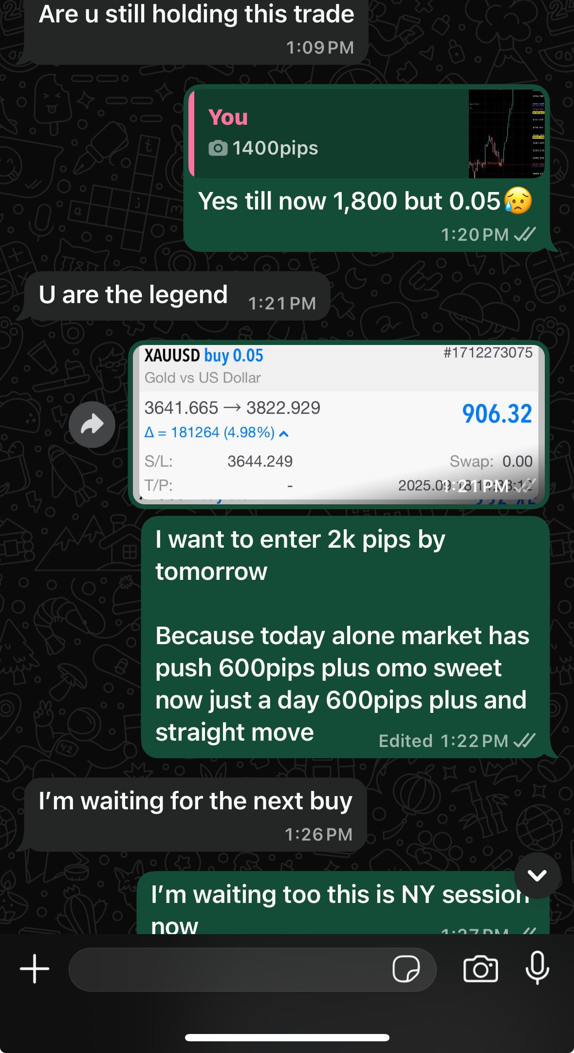 Student +$906 broker ticket
