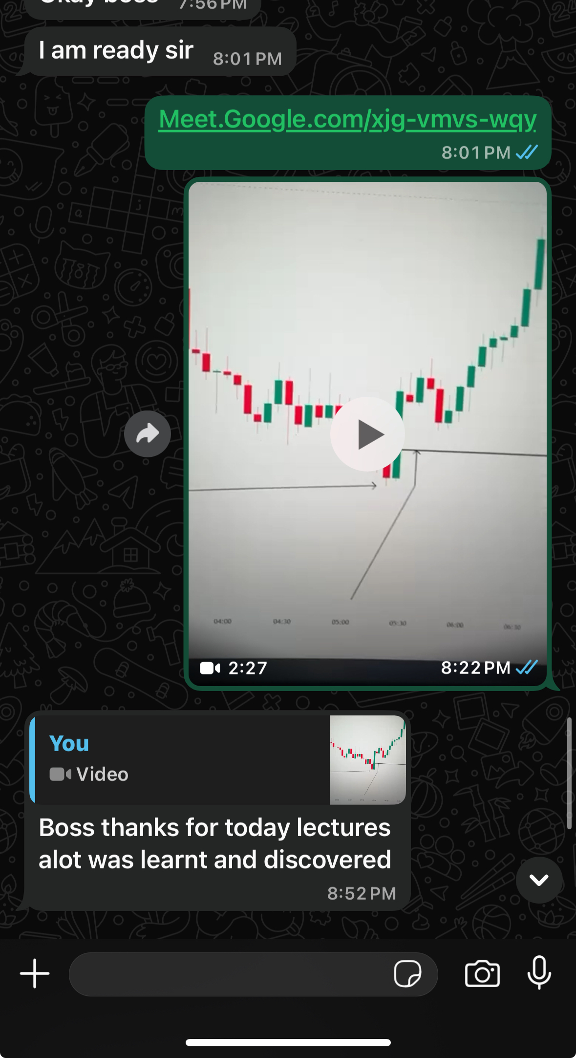 Lecture session testimonial