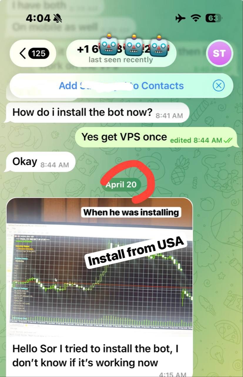 USA student installs the Smart Gold AI Robot — Olado helps remotely from Telegram